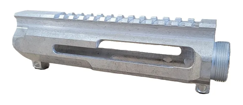 AR15 A3 Billet Ambi Side Charging Split Rail Upper - Raw